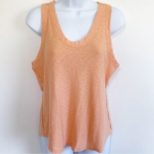 BKE Sleeveless Blouse Tank Top Orange Small